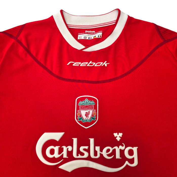 2002/04 Liverpool Home Football Shirt (M) Reebok