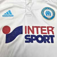 2015/16 Olympique Marseille Home Football Shirt (M) Adidas #22 Batshuayi