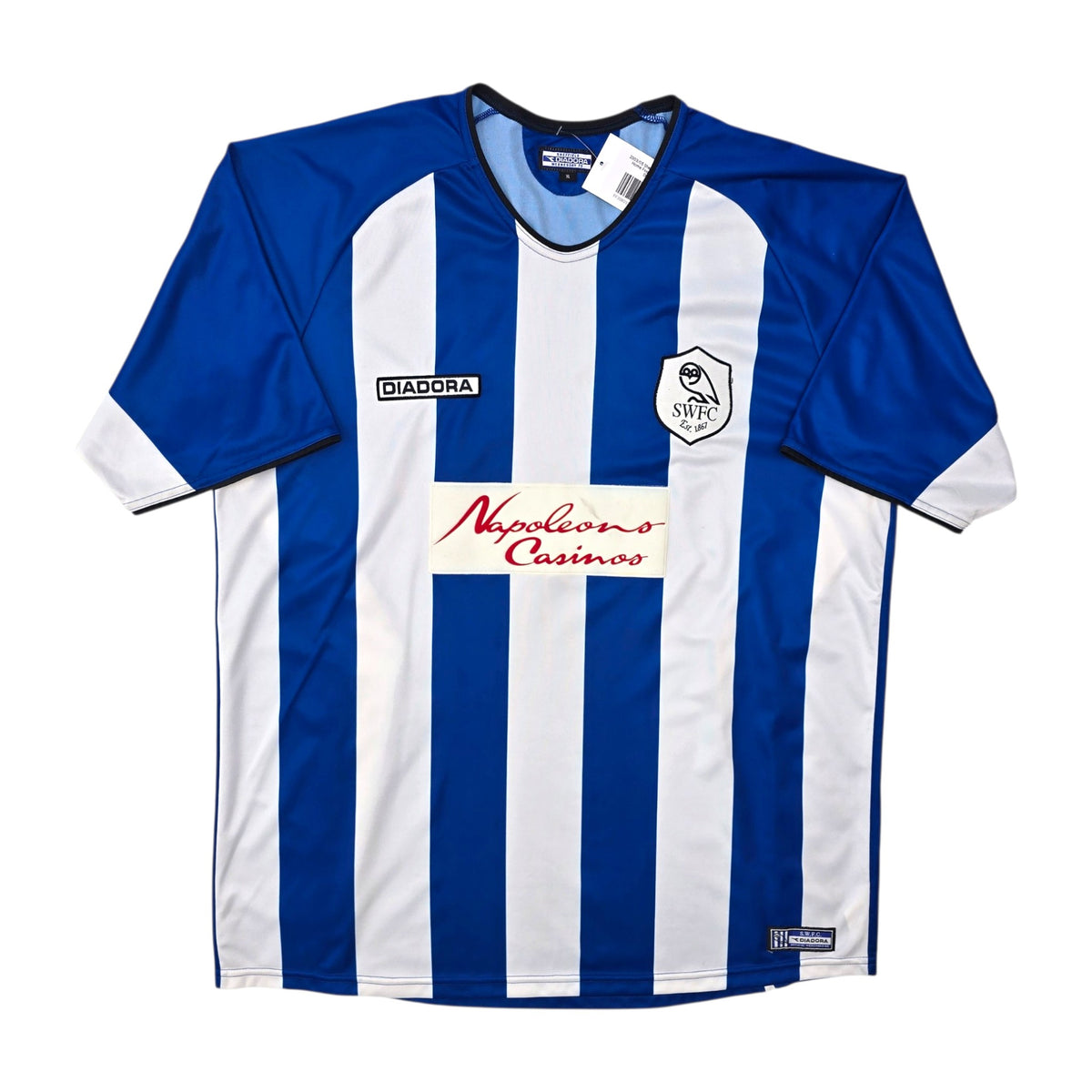 2003/05 Sheffield Wednesday Home Football Shirt (XL) Diadora