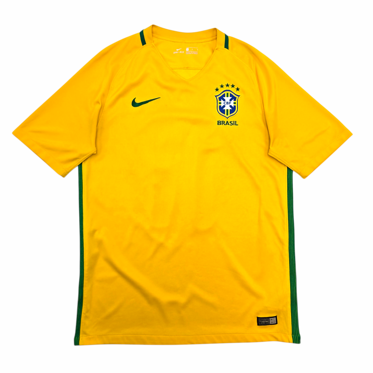 2016/17 Brazil Home Football Shirt (M) Nike #11 P. Coutinho