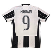 2016/17 Juventus Home Football Shirt (S) Adidas #9 Higuain