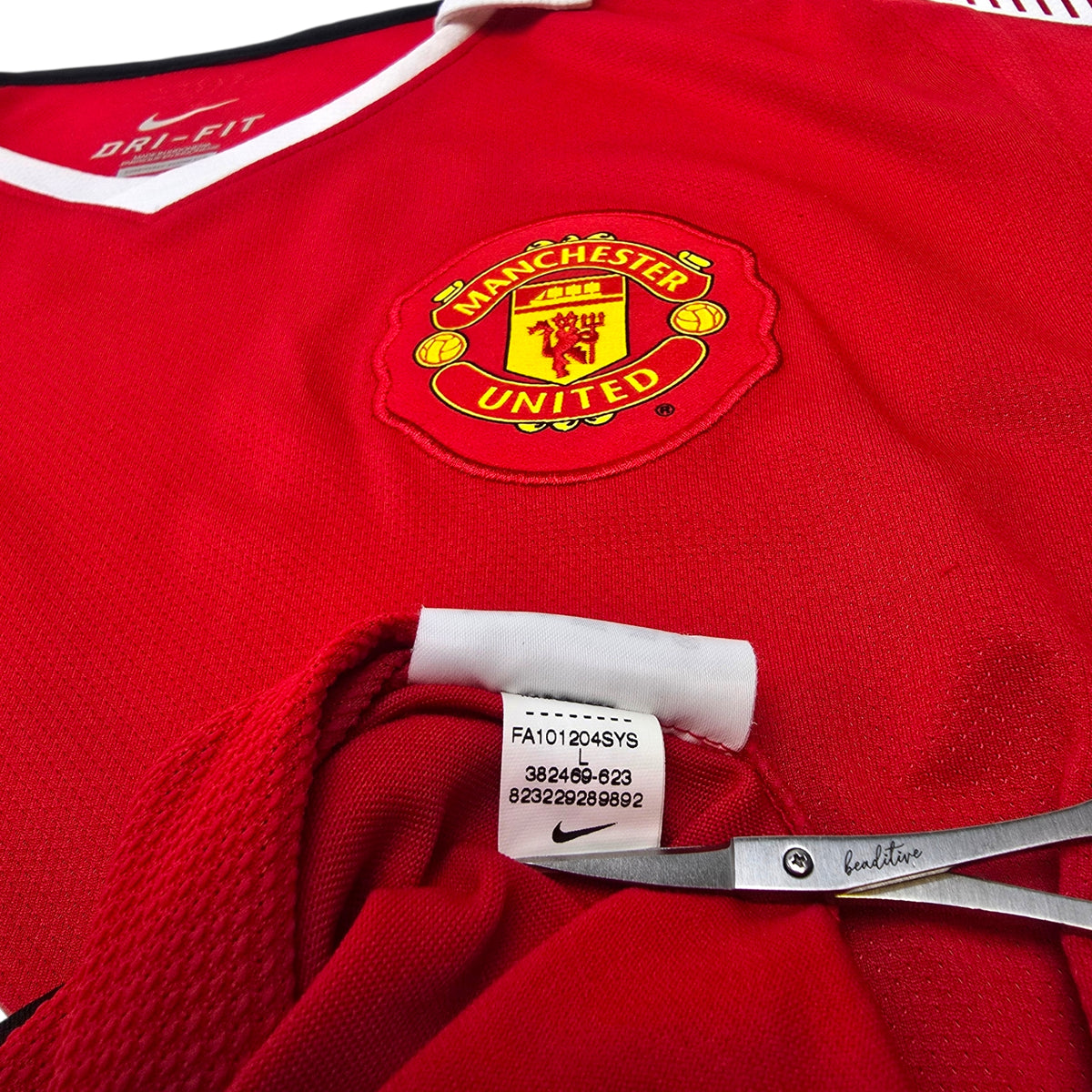 2010/11 Manchester United Home Football Shirt (L) Nike #10 Rooney