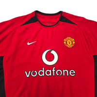2002/04 Manchester United Home Football Shirt (L) Nike | Player Version