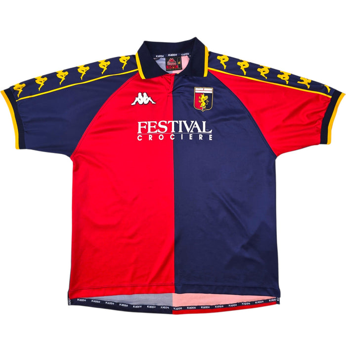 1999/00 Genoa Home Football Shirt (XL) Kappa