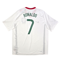 2008/10 Portugal Away Football Shirt (XL) Nike #7 Ronaldo