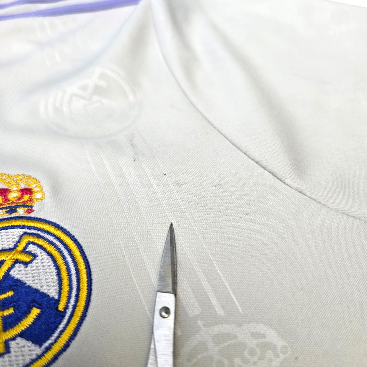 2022/23 Real Madrid Home Football Shirt (S) Adidas #9 Benzema