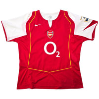 2004/05 Arsenal Home Football Shirt (XL) Nike #8 Ljungberg (Womens)