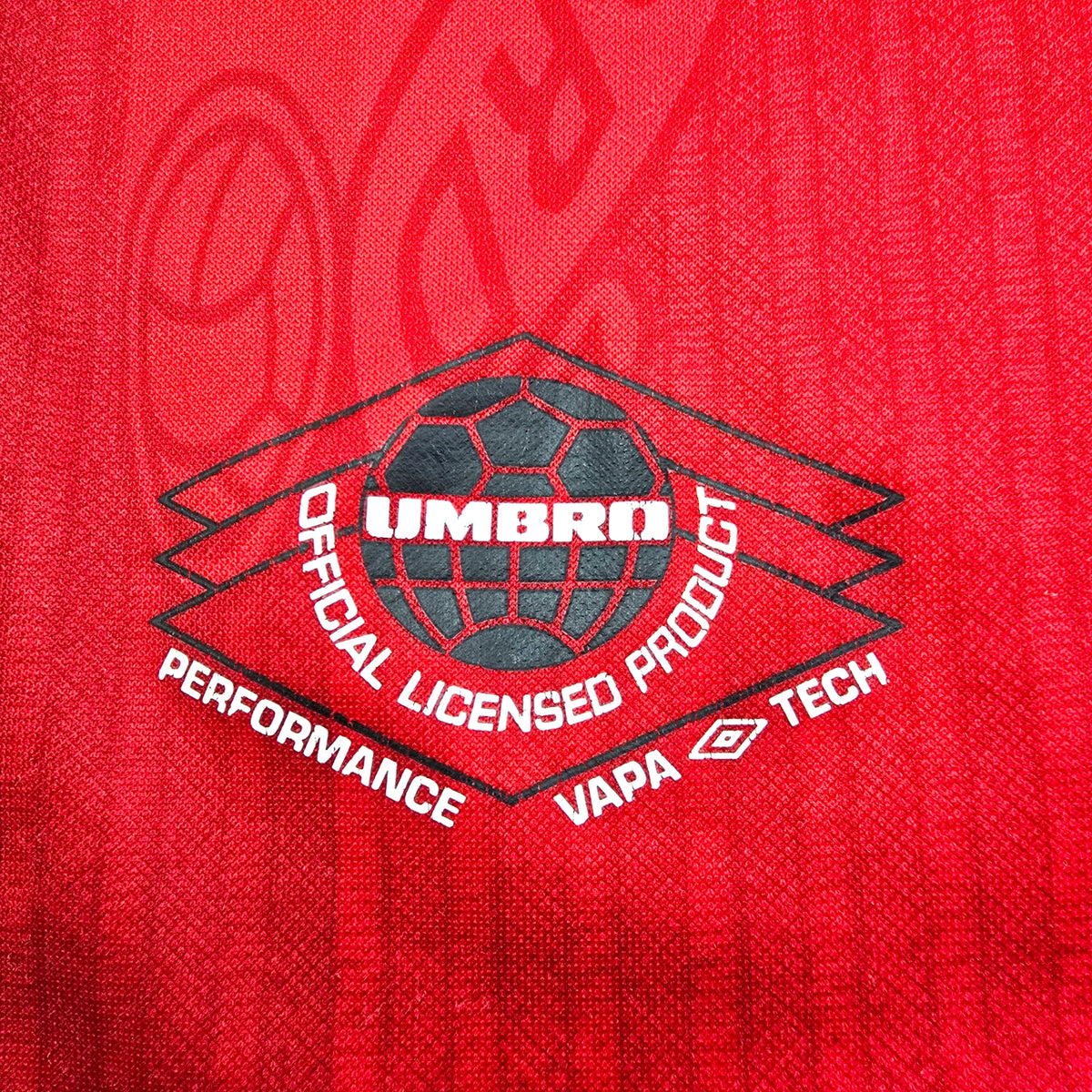 1996/98 Manchester United Home Football Shirt (M) Umbro #7 Cantona