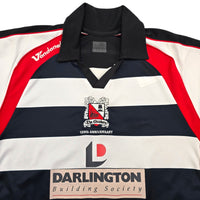 2008/09 Darlington Home Football Shirt (M) Vandanel (Save Our Club)