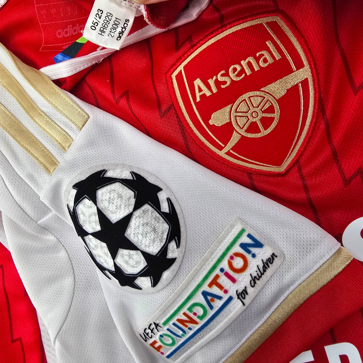 2023/24 Arsenal Home Football Shirt (L) Adidas #11 Martinelli