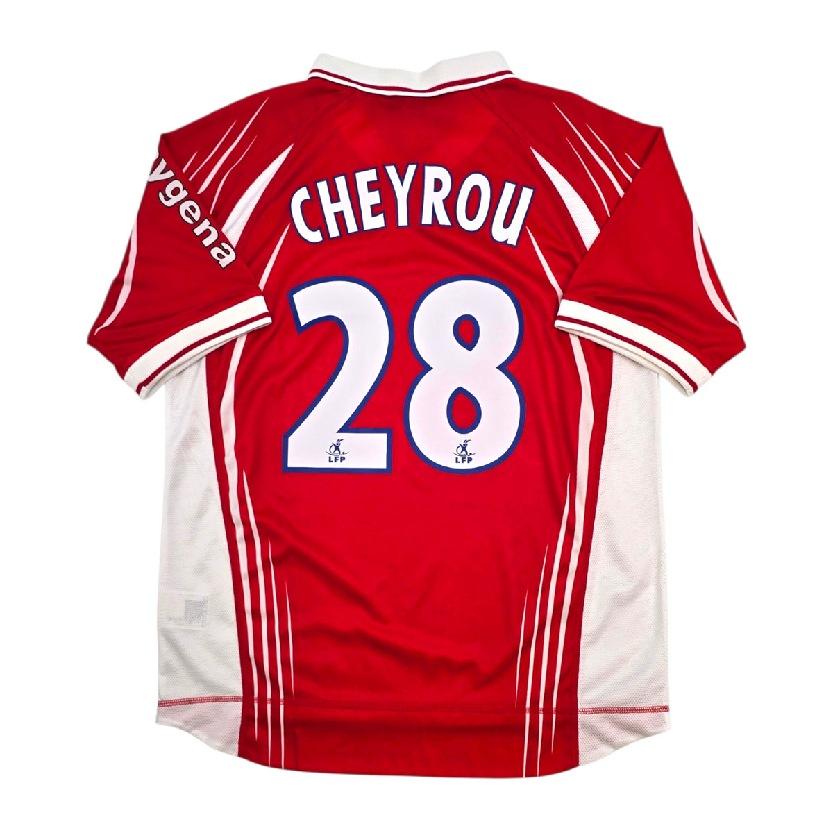 2001/02 LOSC Lille Home Football Shirt (M) ISS #28 Cheyrou