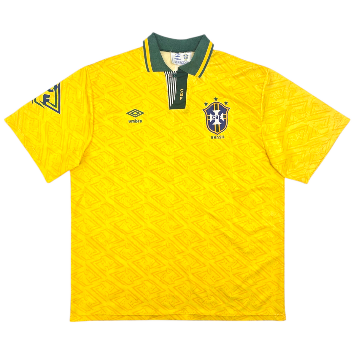 1991/93 Brazil Home Football Shirt (XL) Umbro