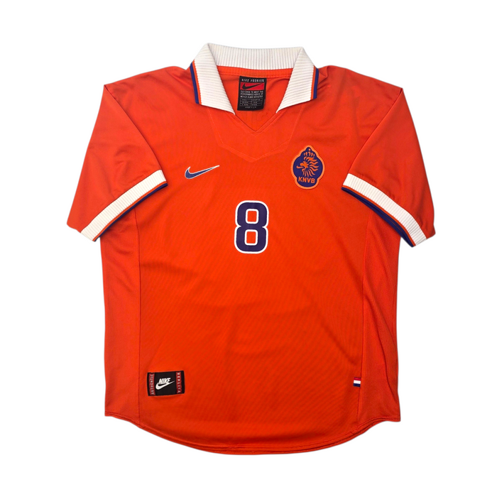 1997/98 Holland Home Football Shirt (L) Nike #8 Bergkamp