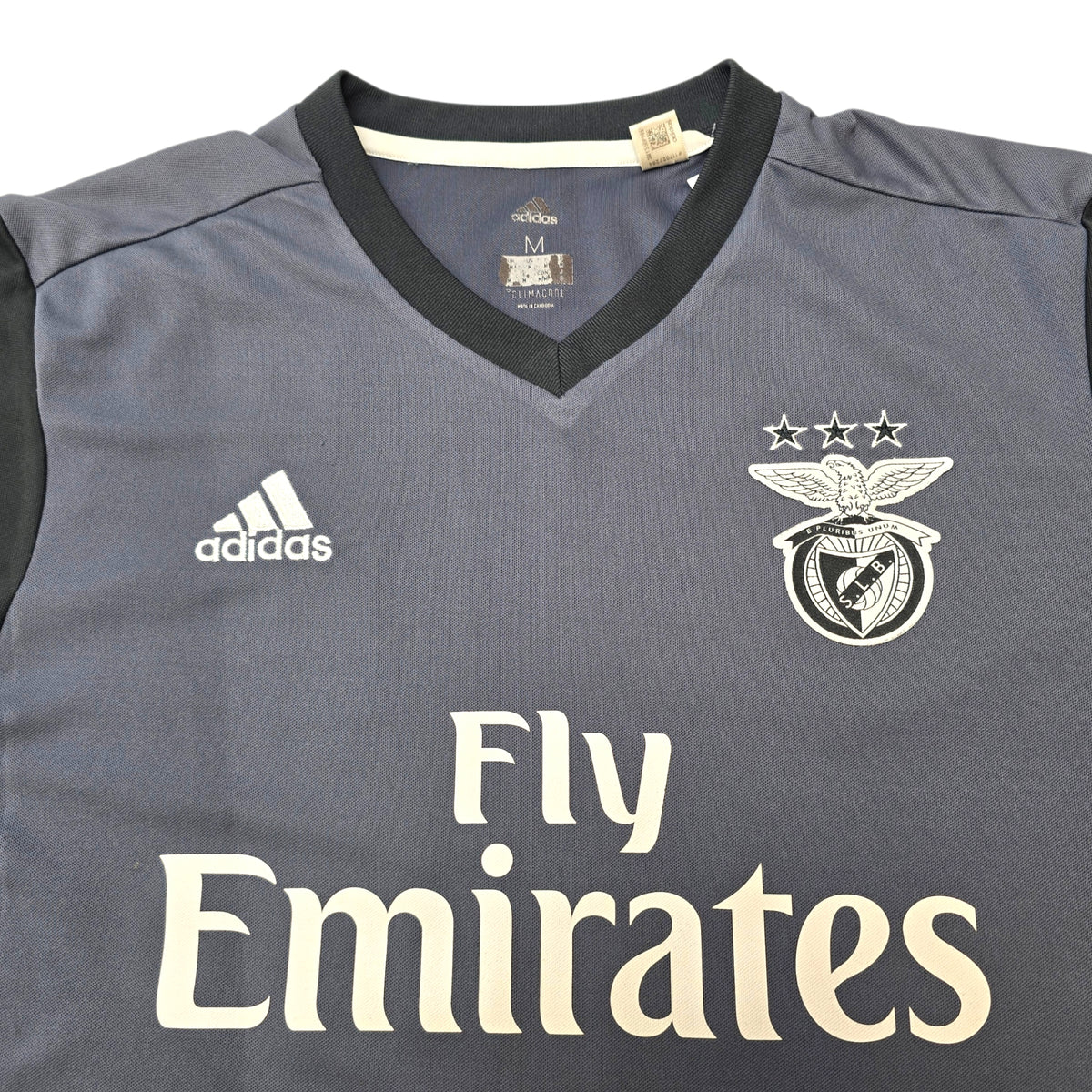 2017/18 Benfica Away Football Shirt (M) Adidas #10 Jonas