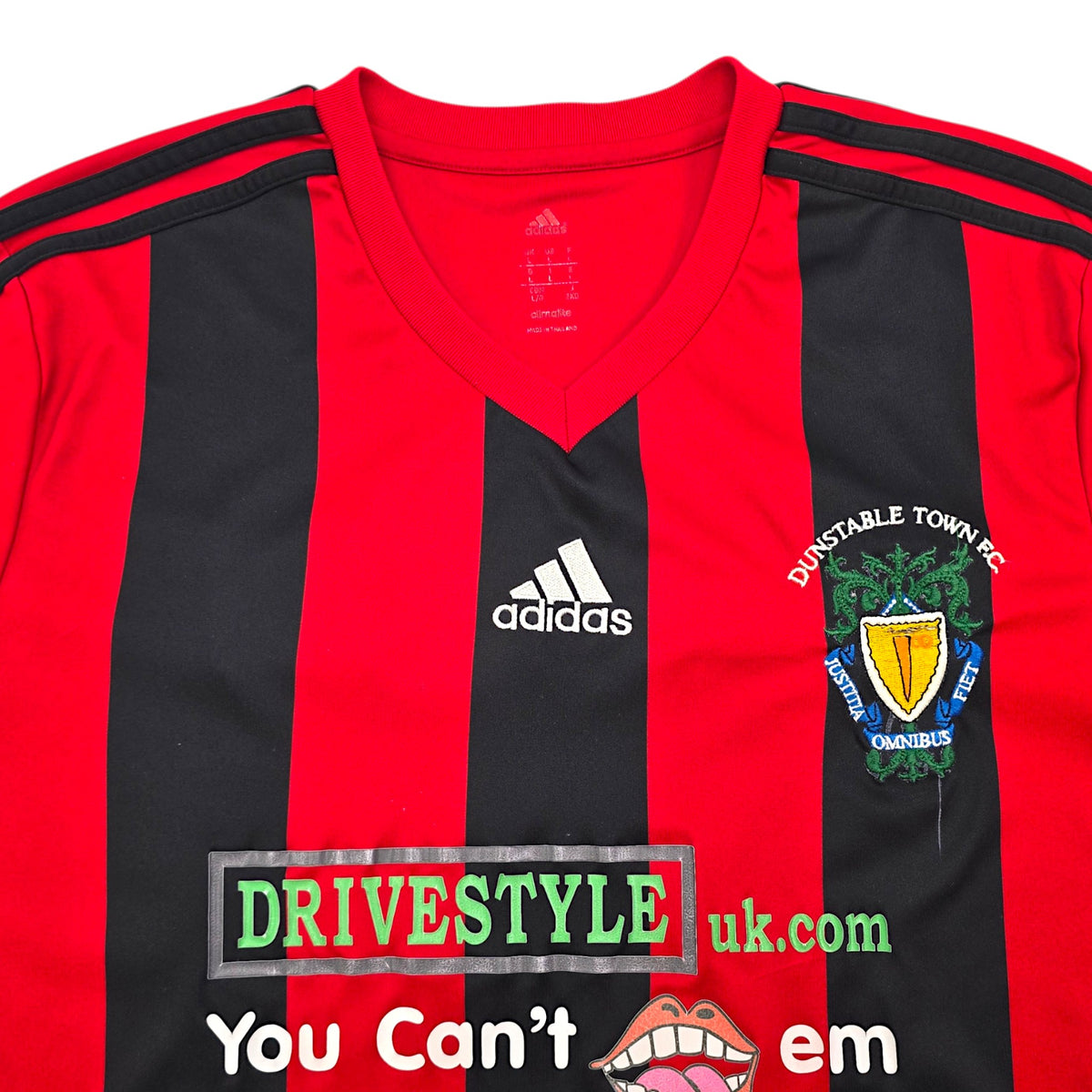 2013/14 Dunstable Town Away Football Shirt (L) Adidas #14 (Matchworn)