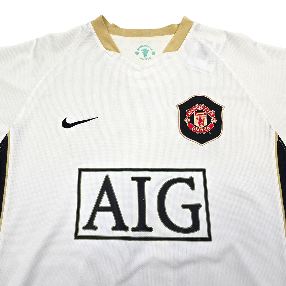2006/07 Manchester United Away Football Shirt (M) Nike #18 Scholes
