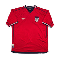 2002/04 England Away Football Shirt (2XL) Umbro