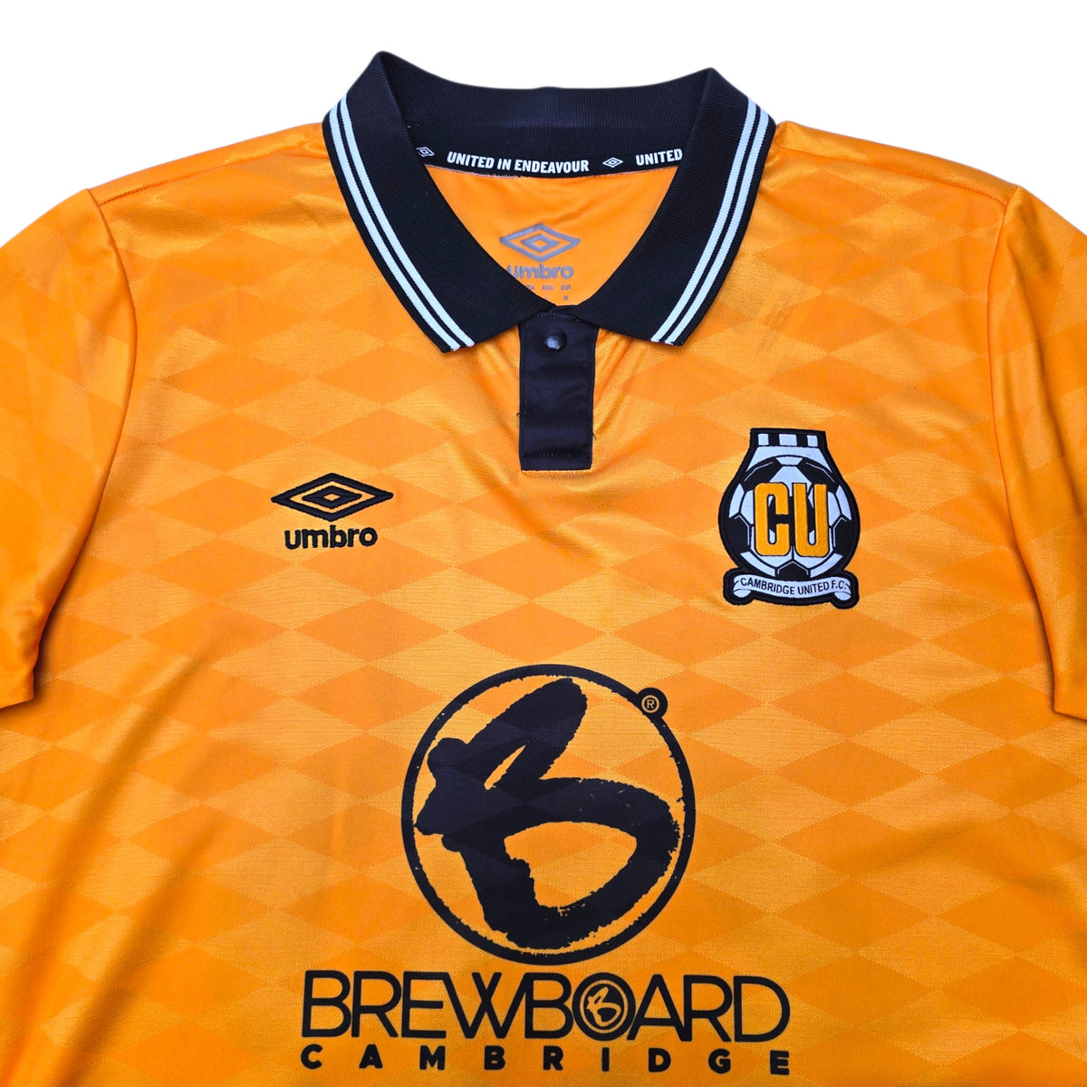 2024/25 Cambridge United Home Football Shirt (M) Umbro #26 Gibbons