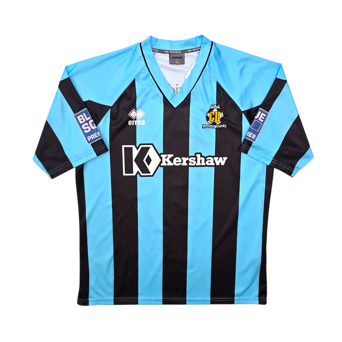 2010/11 Cambridge United Away Football Shirt (XL) Errea #16 Gray | Matchworn