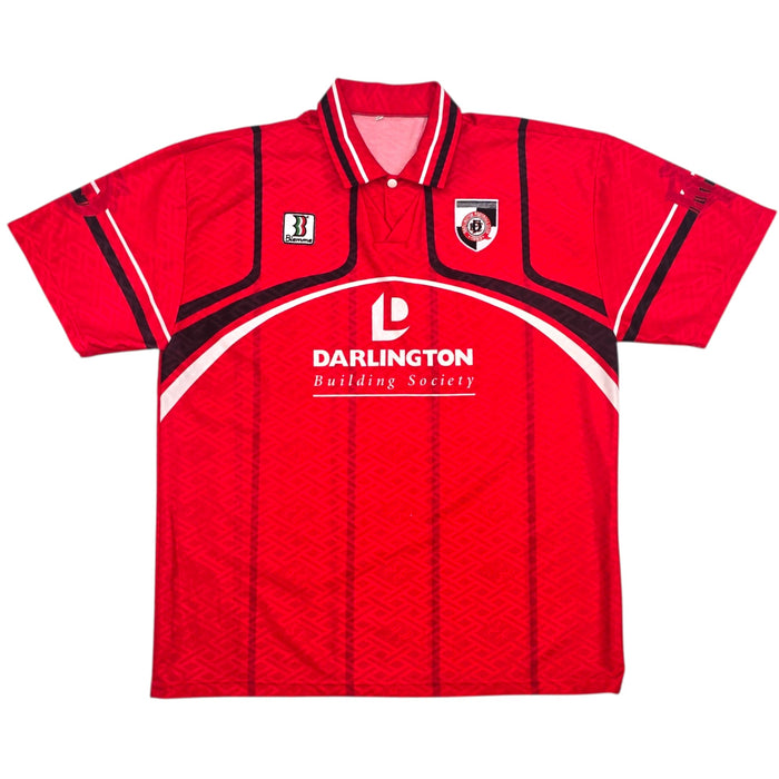 1998/99 Darlington Away Football Shirt (XL) Biemme