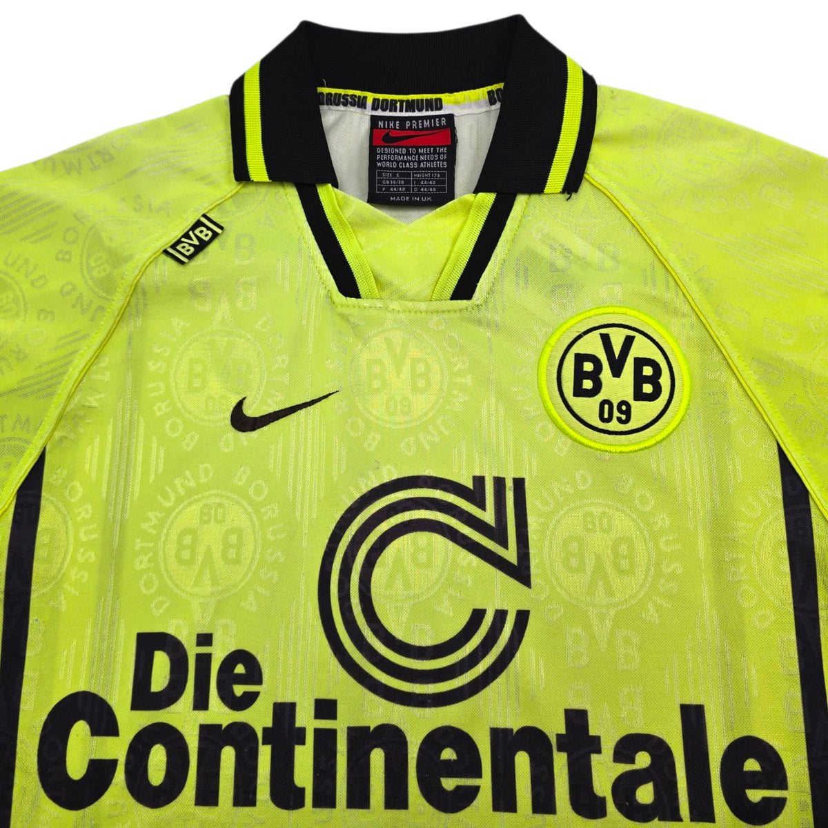 1996/97 Dortmund Home Football Shirt (S) Nike