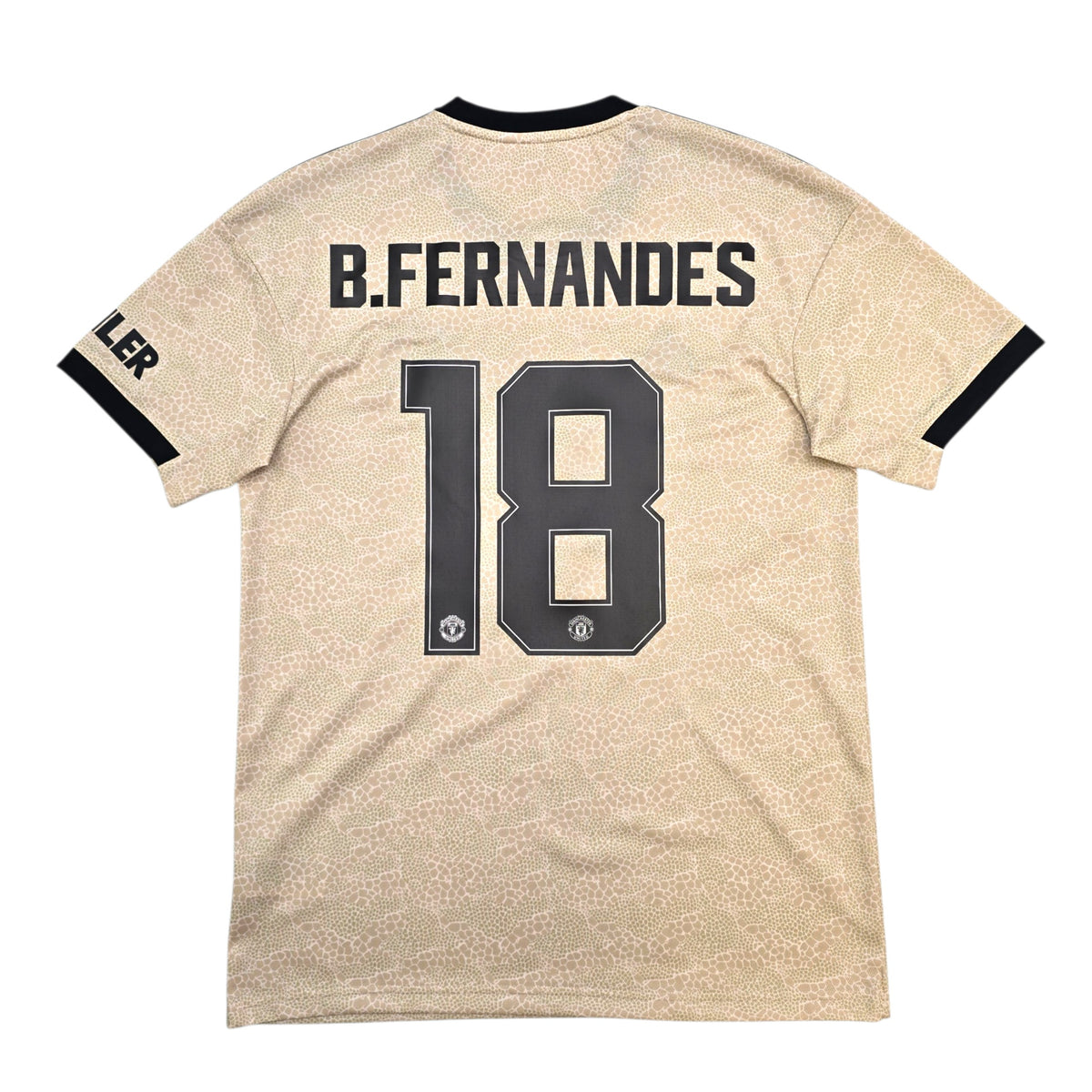 2019/20 Manchester United Away Football Shirt (M) Adidas #18 B.Fernandes