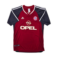 2001/02 Bayern Munich Home Football Shirt (L) Adidas #11 Effenberg