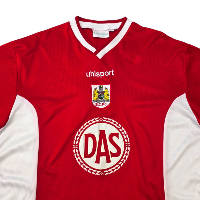 1999/00 Bristol City Home Football Shirt (L) Uhlsport