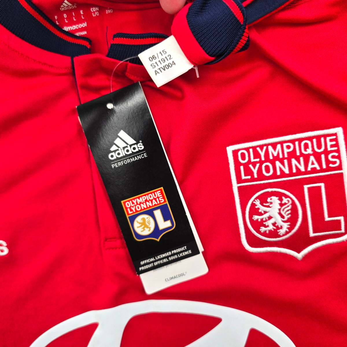 2015/16 Olympique Lyonnais Away Football Shirt (L) Adidas #10 Lacazette (BNWTs)