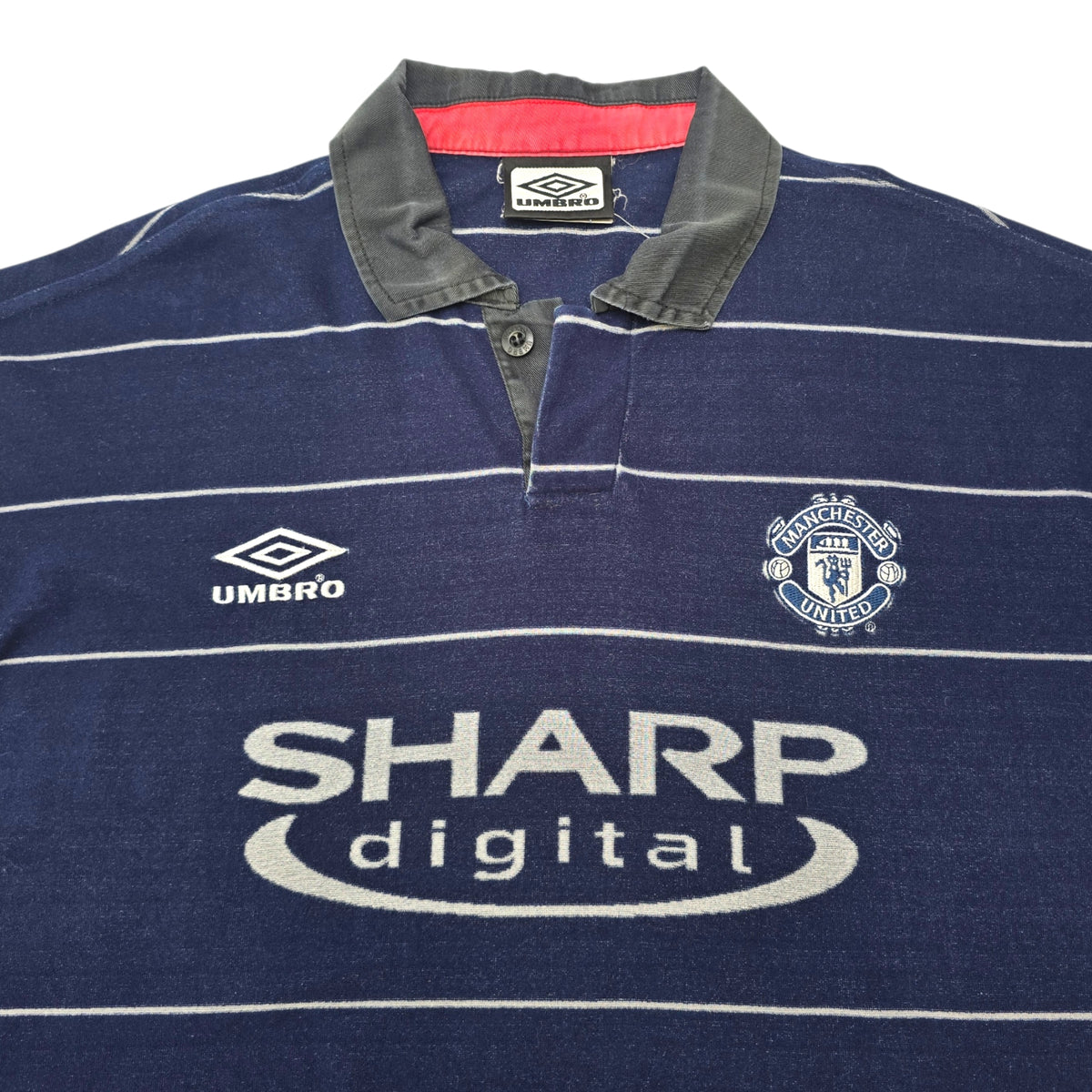 1999/00 Manchester United Away Football Shirt (M) Umbro