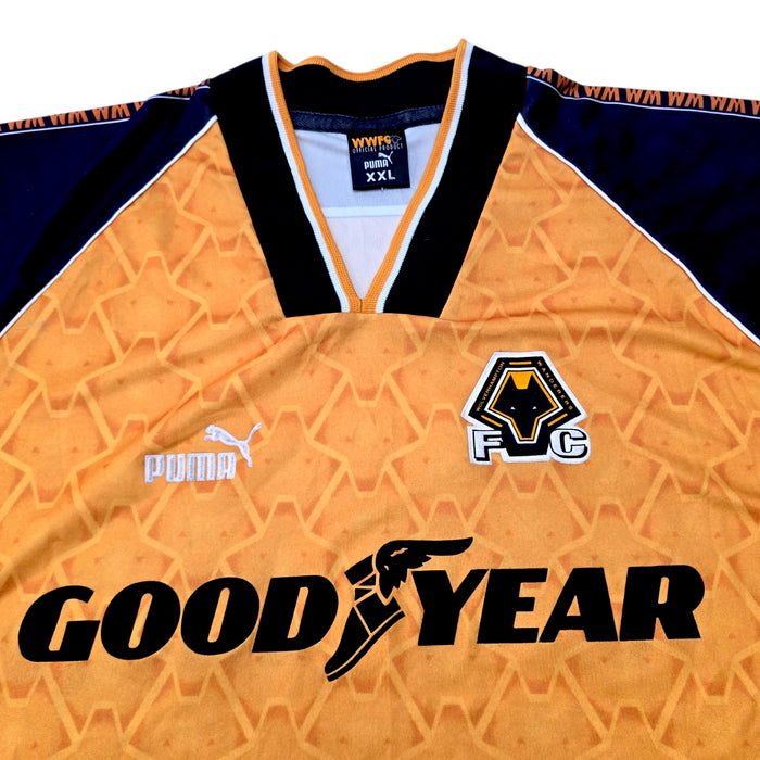 1996/98 Wolverhampton Wanderers Home Football Shirt (2XL) Puma
