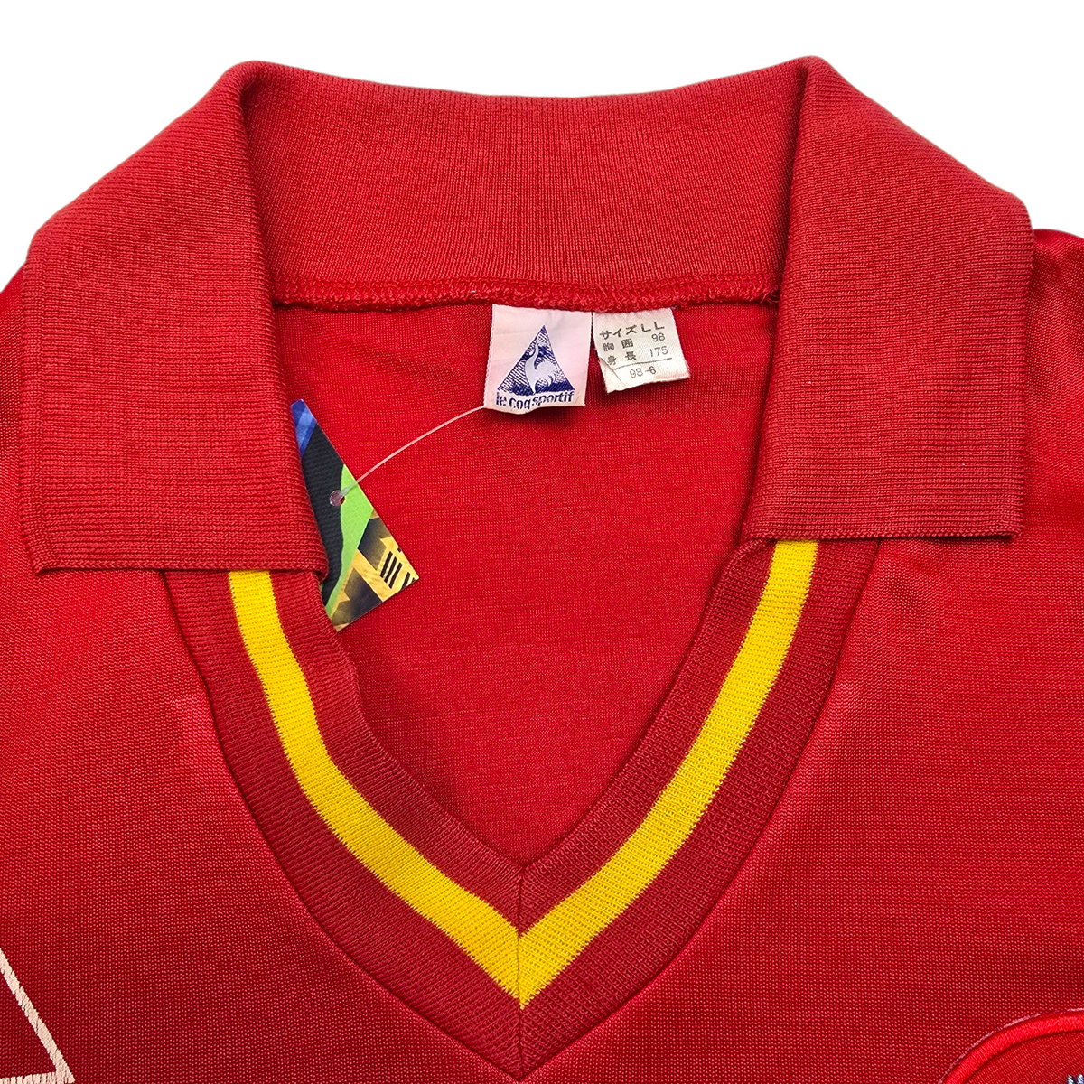 1988/90 Spain Home Football Shirt (L) Le Coq Sportif (Upgraded Template)