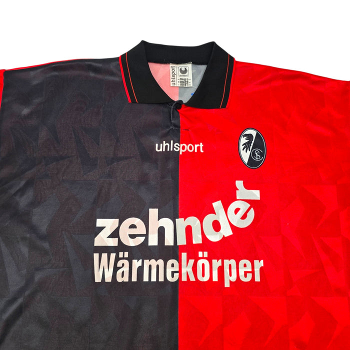 1996/97 Freiburg Home Football Shirt (XL) Uhlsport