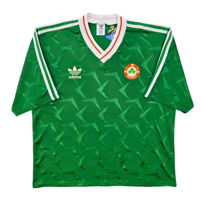 1990/92 Ireland Home Football Shirt (L) Adidas