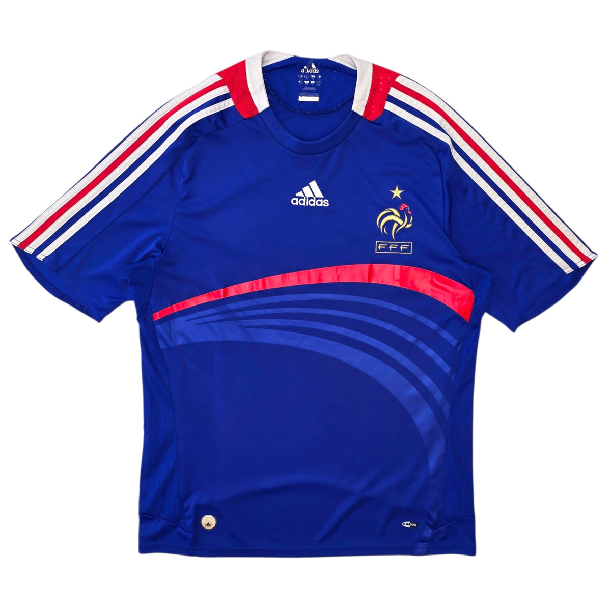 2007/08 France Home Football Shirt (L) Adidas