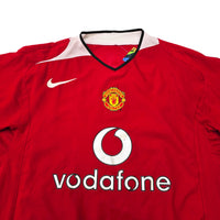 2004/06 Manchester United Home Football Shirt (XL) Nike #8 Rooney