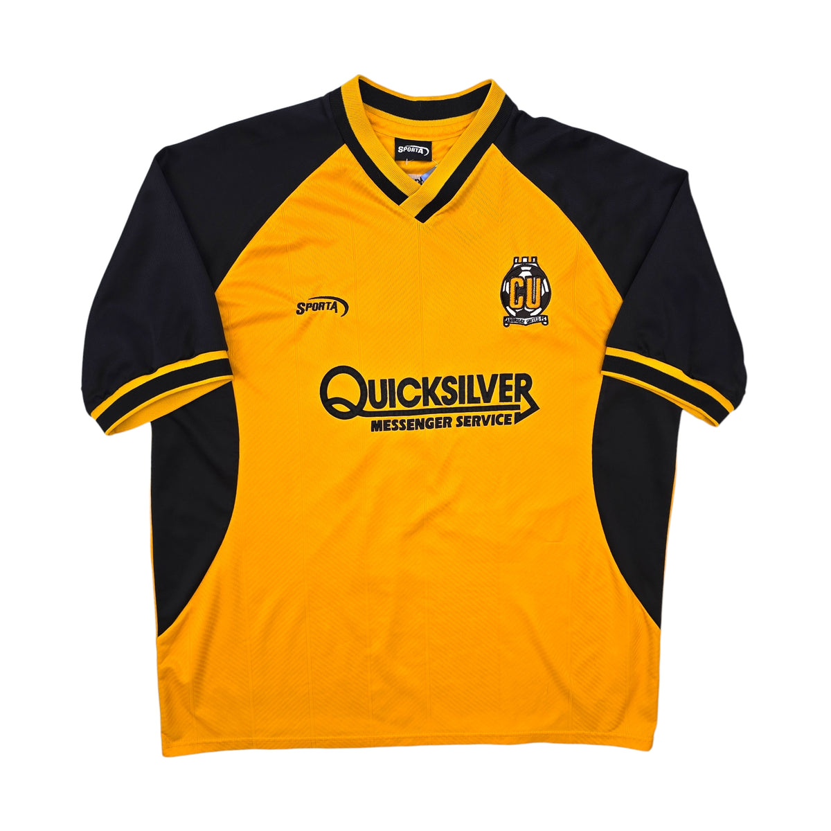 2002/03 Cambridge United Home Football Shirt (L) Sporta #9 Kitson