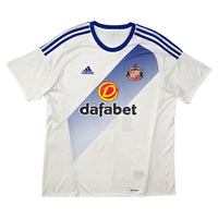 2016/17 Sunderland Away Football Shirt (XL) Adidas #18 Defoe
