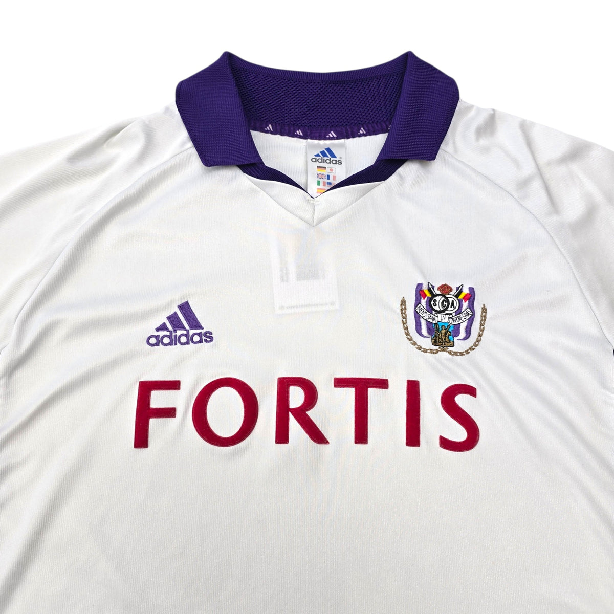 2001/02 Anderlecht Home Football Shirt (2XL) Adidas