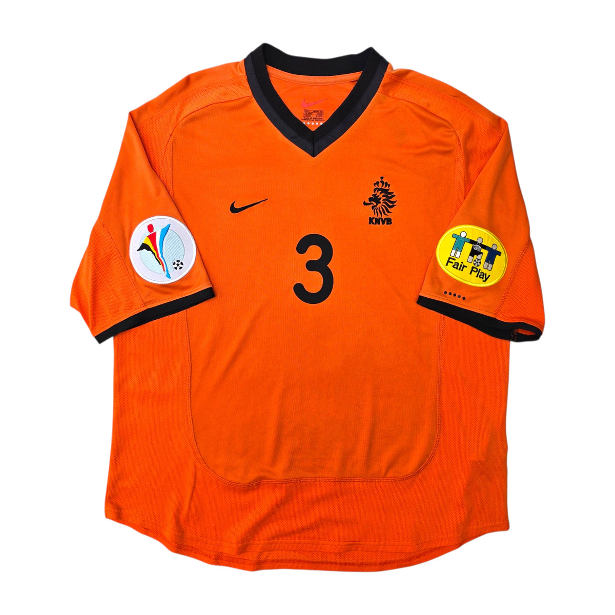 2000/02 Holland Home Football Shirt (L) Nike #3 Stam