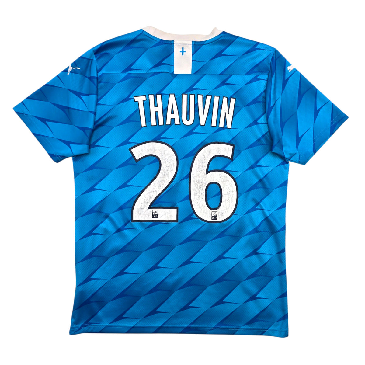 2019/20 Olympique Marseille Away Football Shirt (M) Puma #26 Thauvin