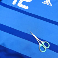 2008/09 France Home Football Shirt (M) Adidas #12 Henry