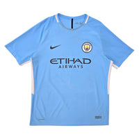 2017/18 Manchester City Home Football Shirt (XL) Nike #8 Gundogan (Player Version)