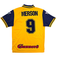 1996/97 Arsenal Away Football Shirt (M) Nike #9 Merson