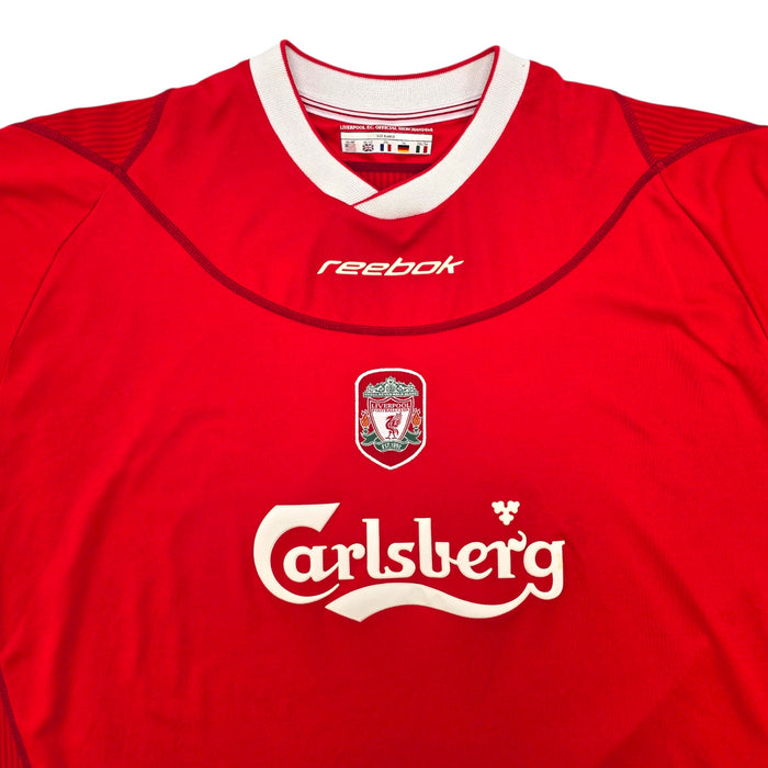 2002/04 Liverpool Home Football Shirt (XL) Reebok