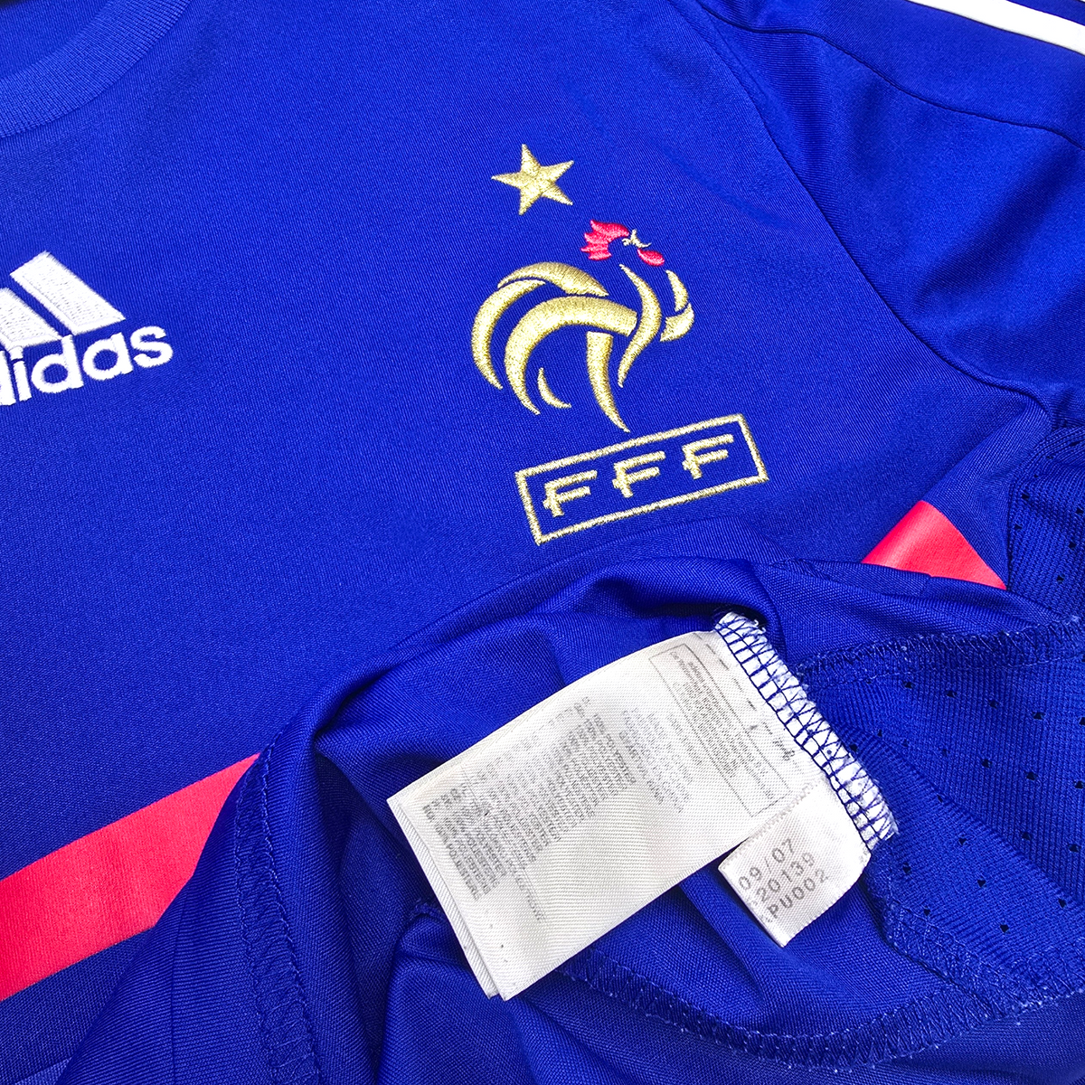 2007/08 France Home Football Shirt (S) Adidas