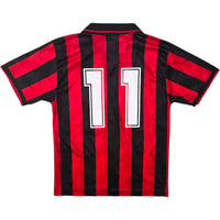 1993/94 AC Milan Home Football Shirt (L) Lotto #11