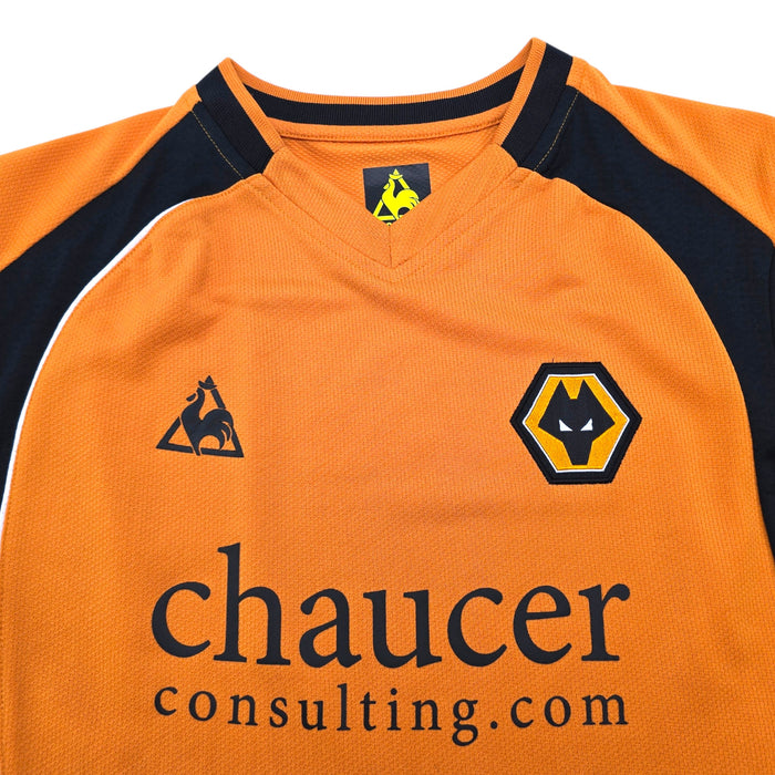 2008/09 Wolverhampton Wanderers Home Football Shirt (M) Le Coq Sportif