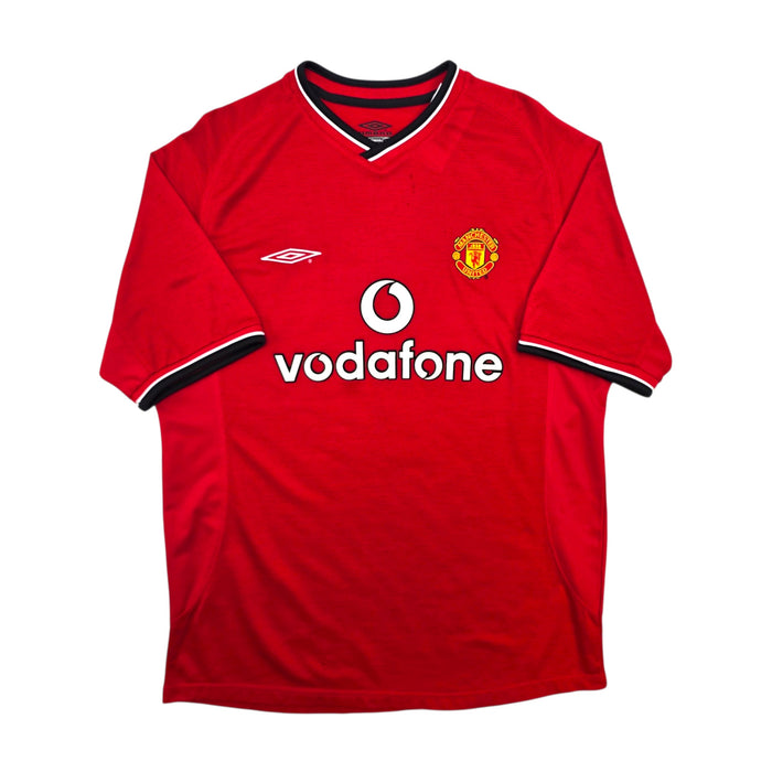 2000/02 Manchester United Home Football Shirt (L) Umbro #7 Beckham