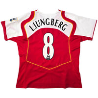 2004/05 Arsenal Home Football Shirt (XL) Nike #8 Ljungberg (Womens)